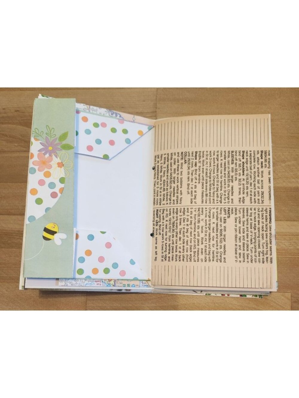 Handmade Junk Journal 90 pages Colorful & Bright 6x6.5" - Picture 10 of 16